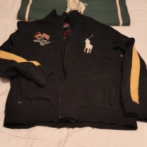 Ralph Lauren Black Jacket with Red Accents